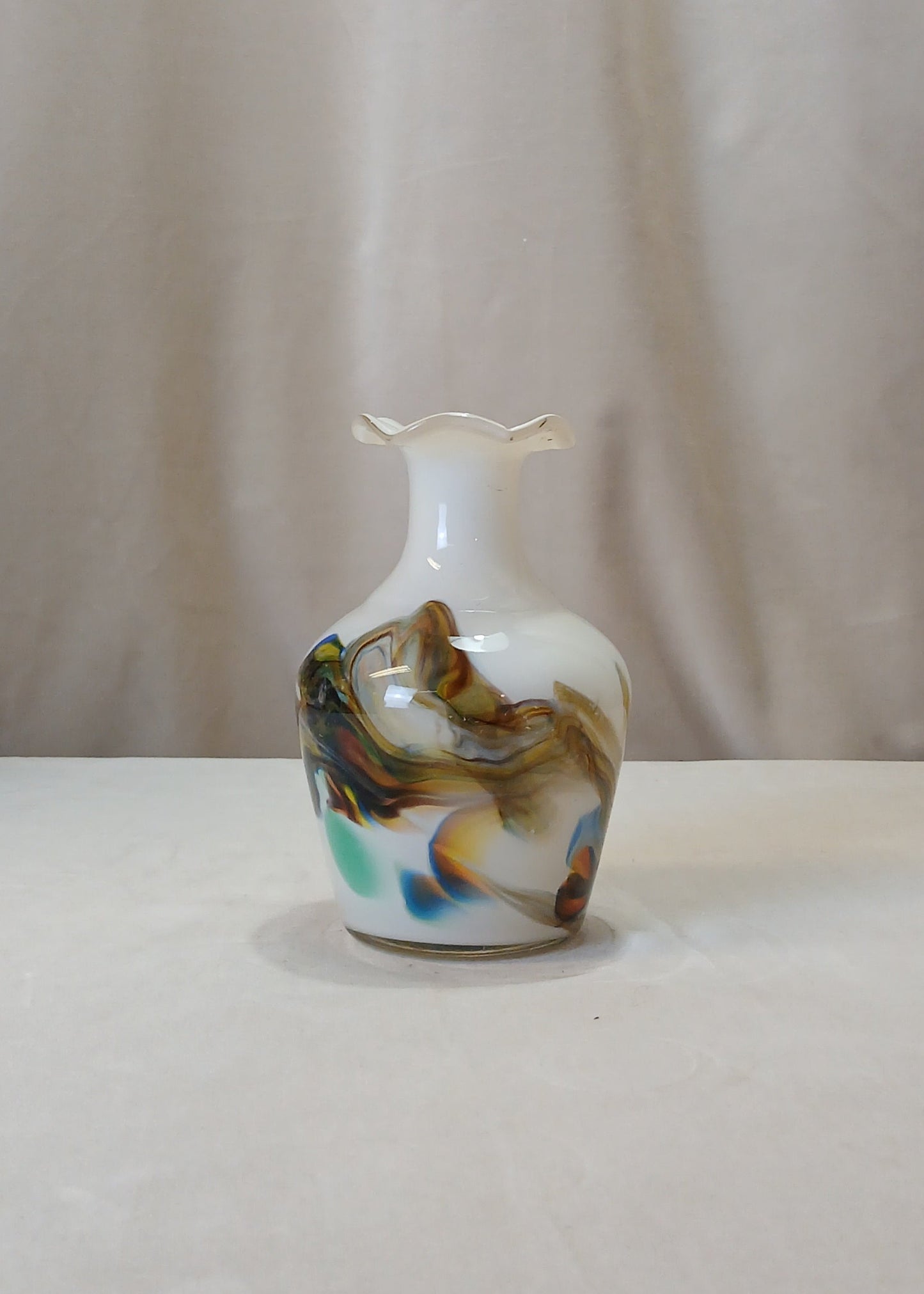 Liten glass kunst Vase