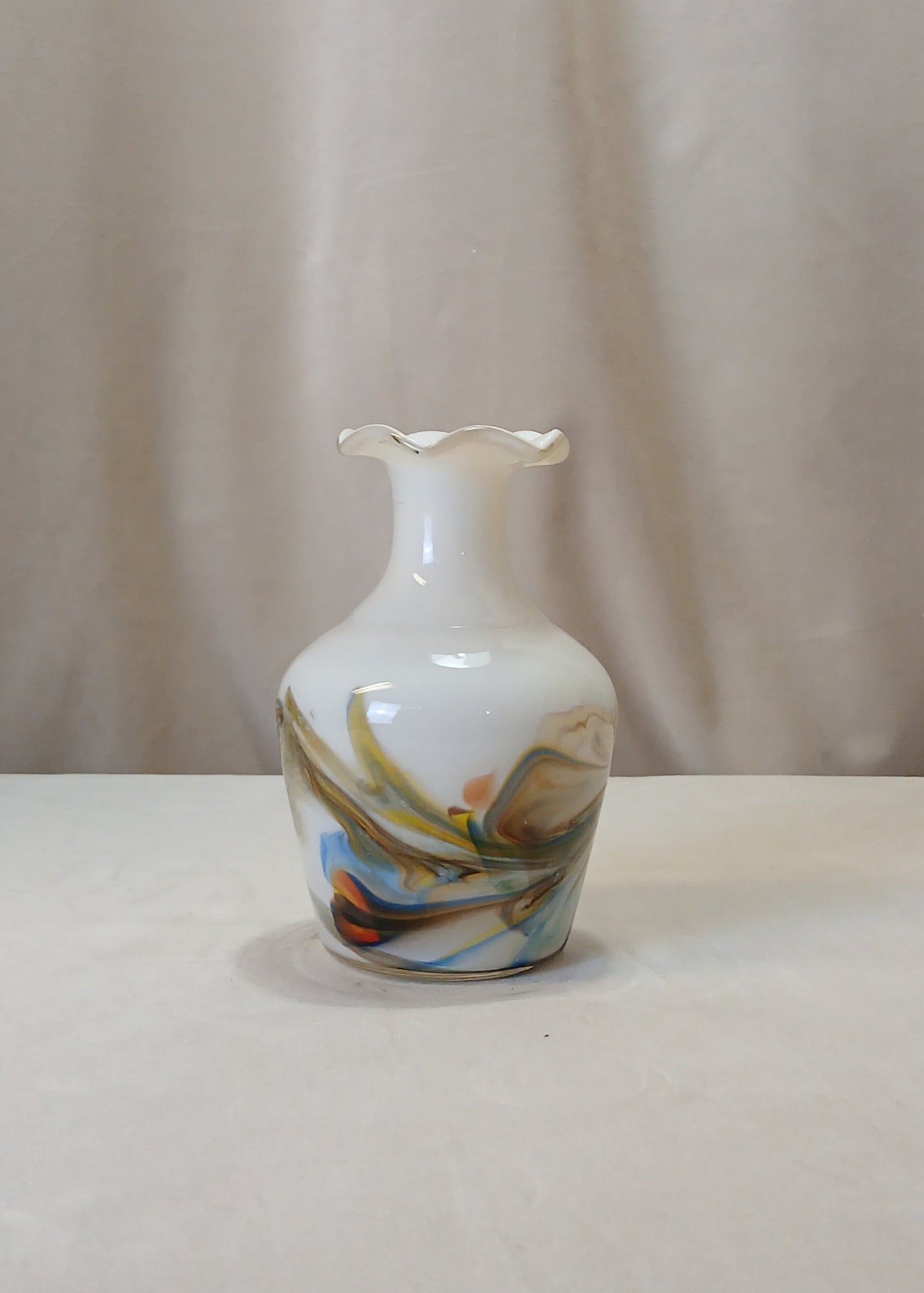 Liten glass kunst Vase