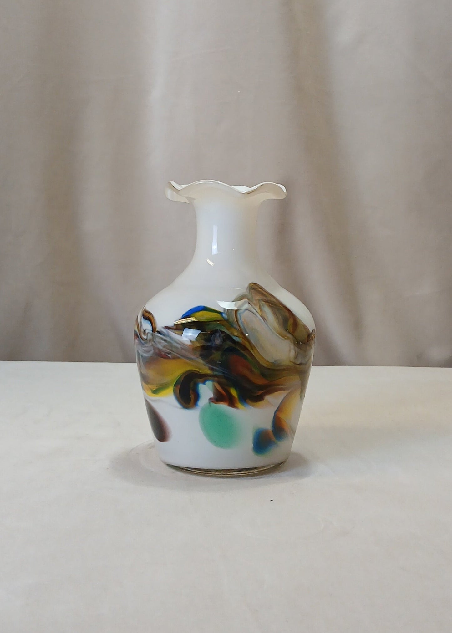 Liten glass kunst Vase