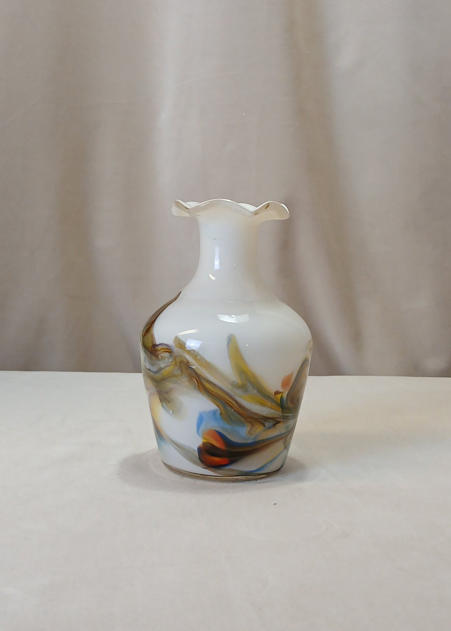 Liten glass kunst Vase