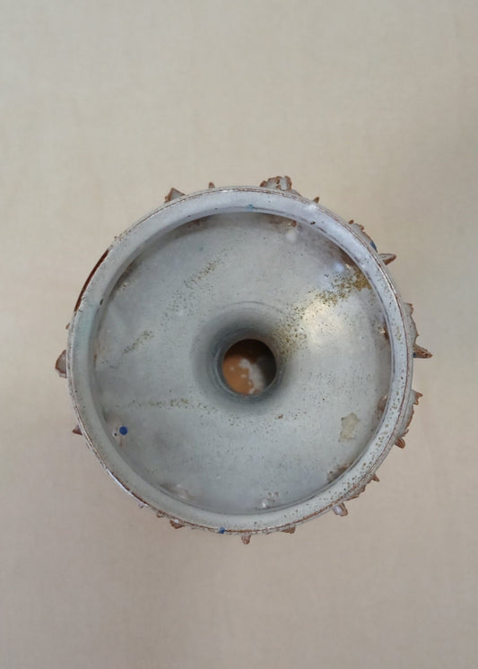 Blå og turkis keramikk te-lysholder