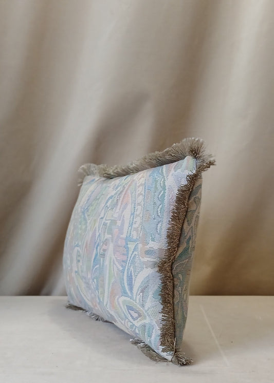 Pastel rosa og grønn Liten Pute