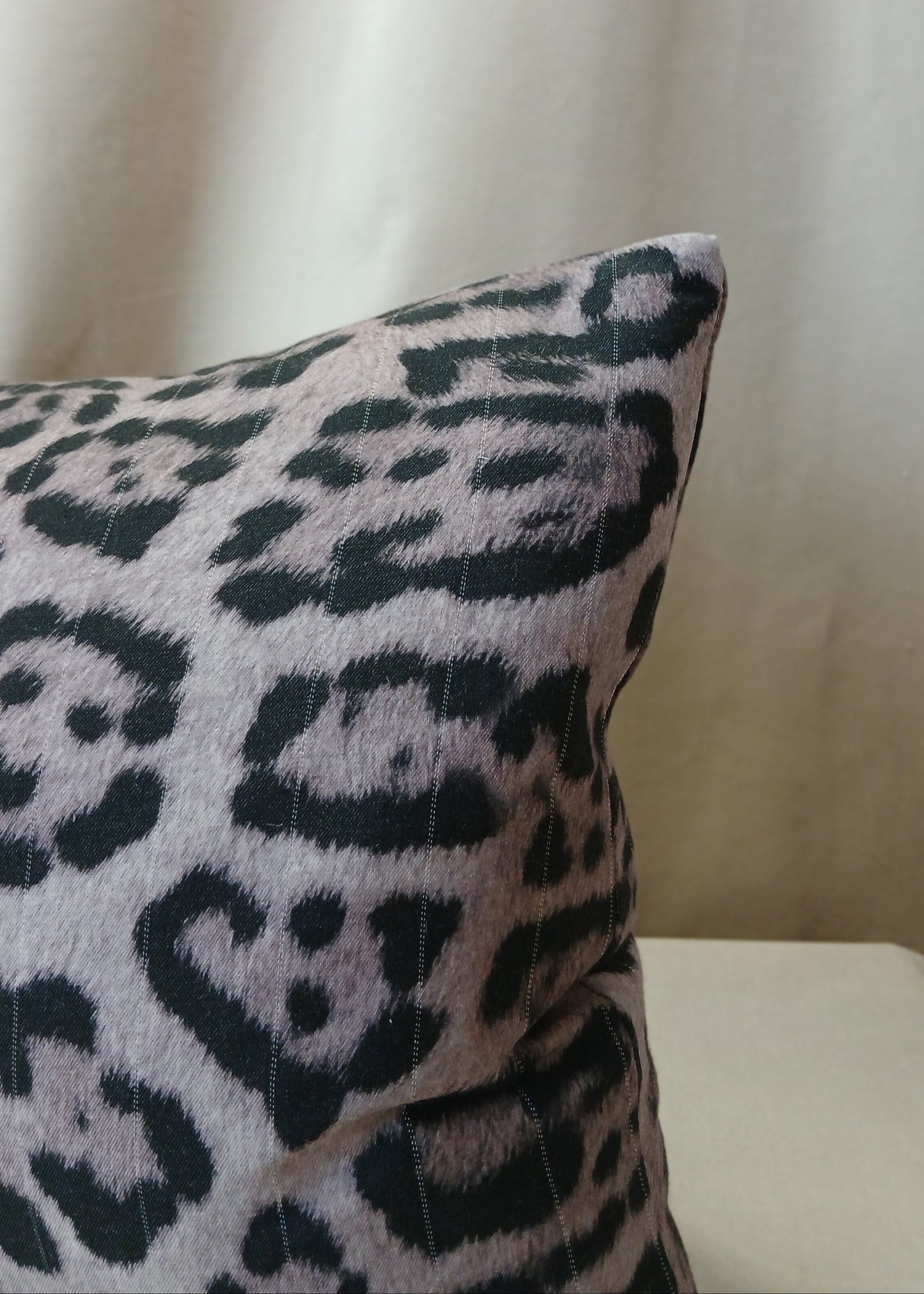 Stor Rosa Leopard Pute