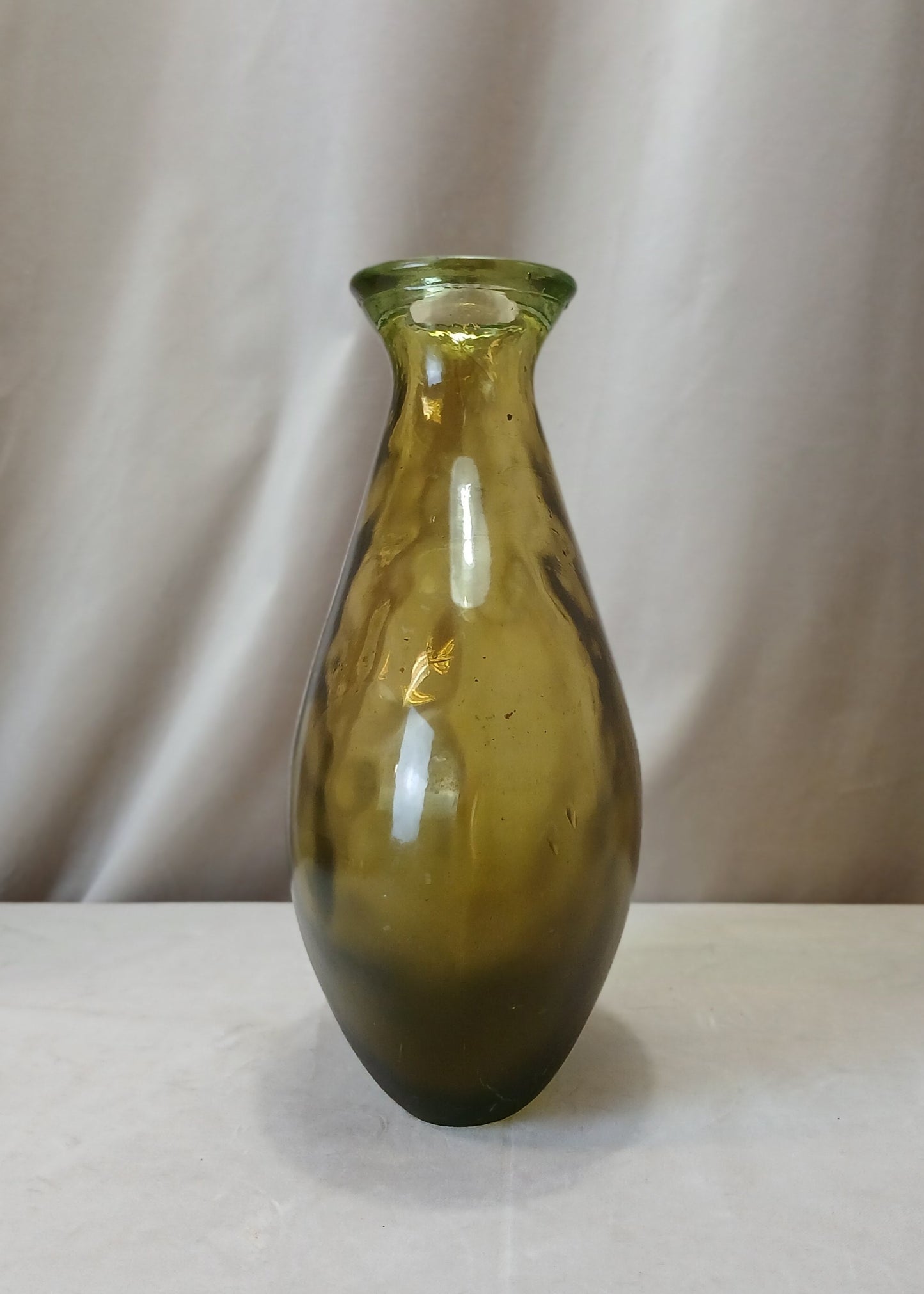 Grønn glass vase