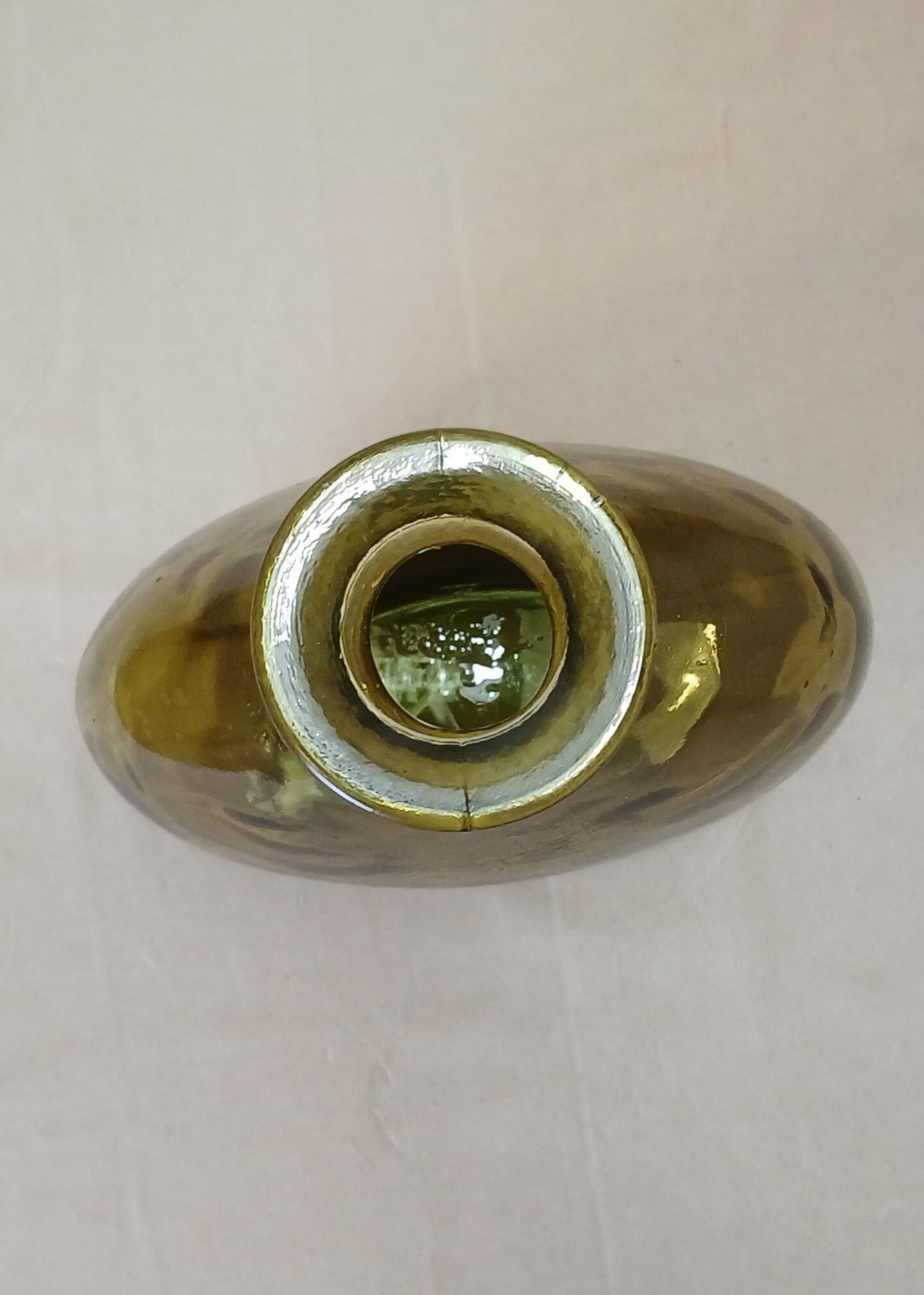Grønn glass vase