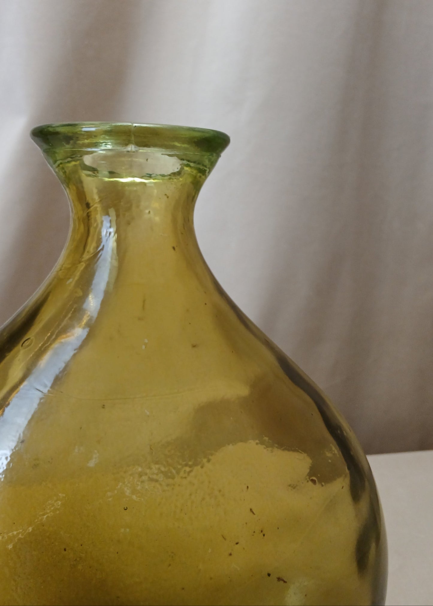 Grønn glass vase