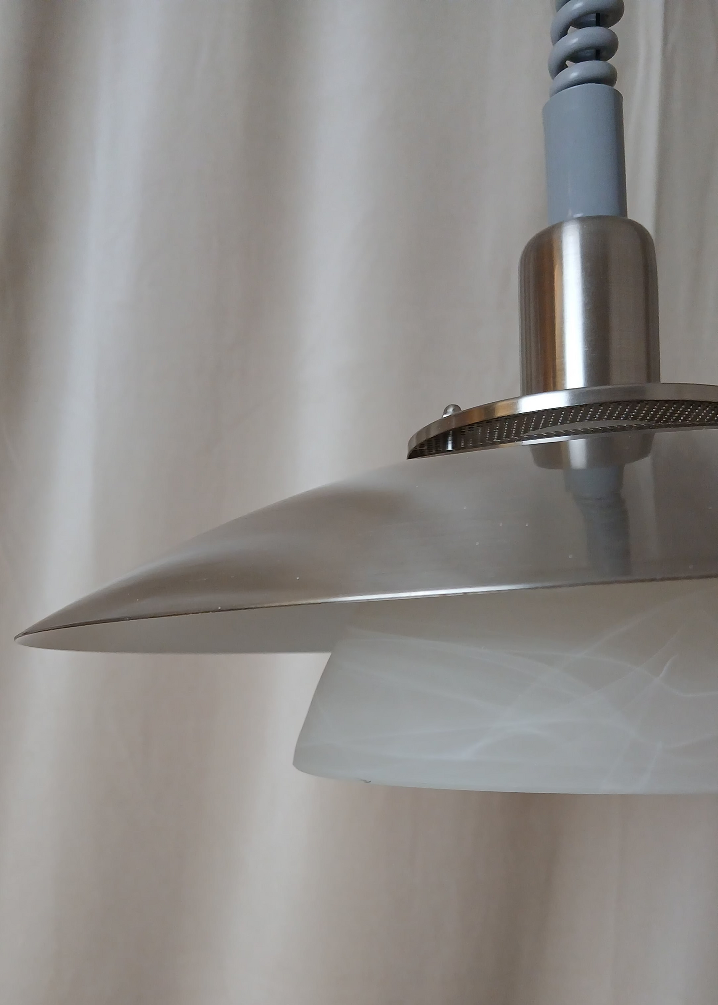 Messing lampe fra 80-tallet
