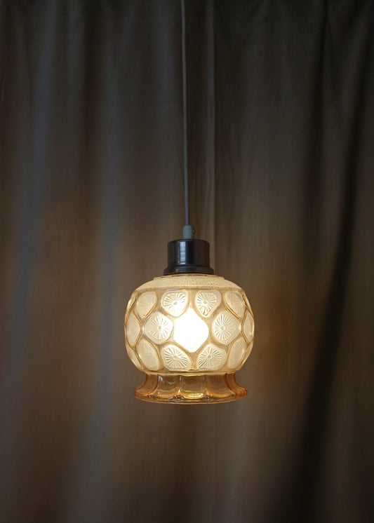 Gul Glass kuppel lampe