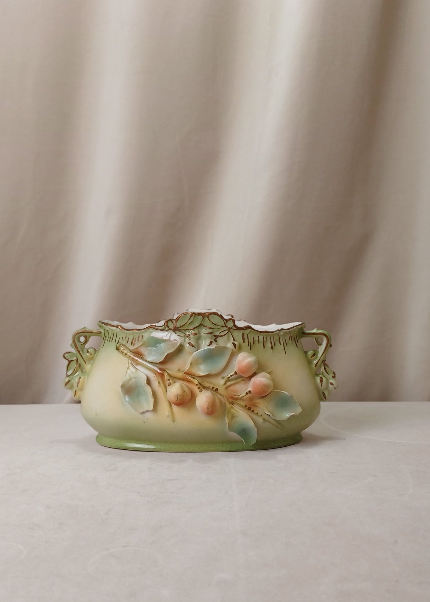 Gul-grønn vase
