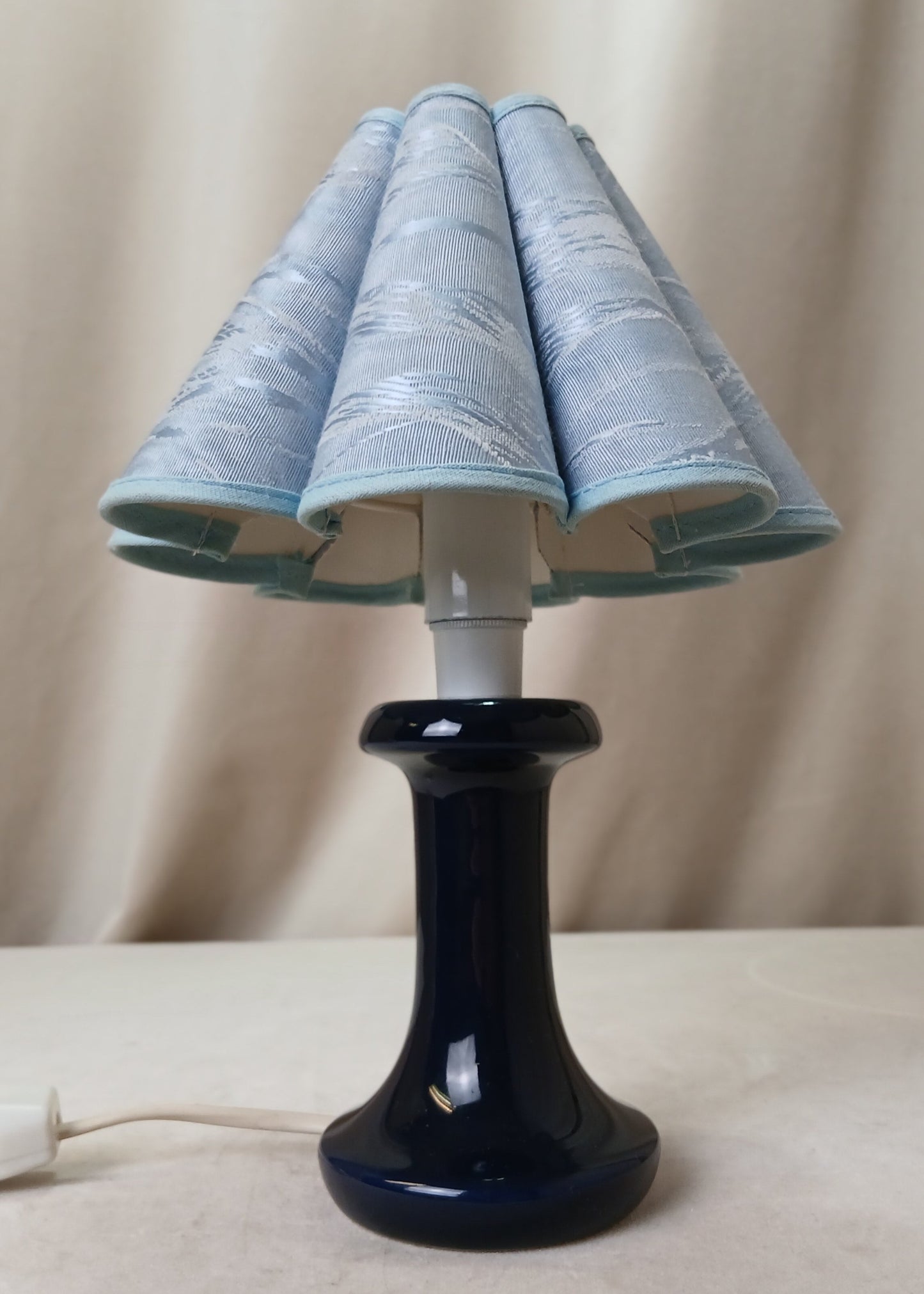 Liten blå lampe
