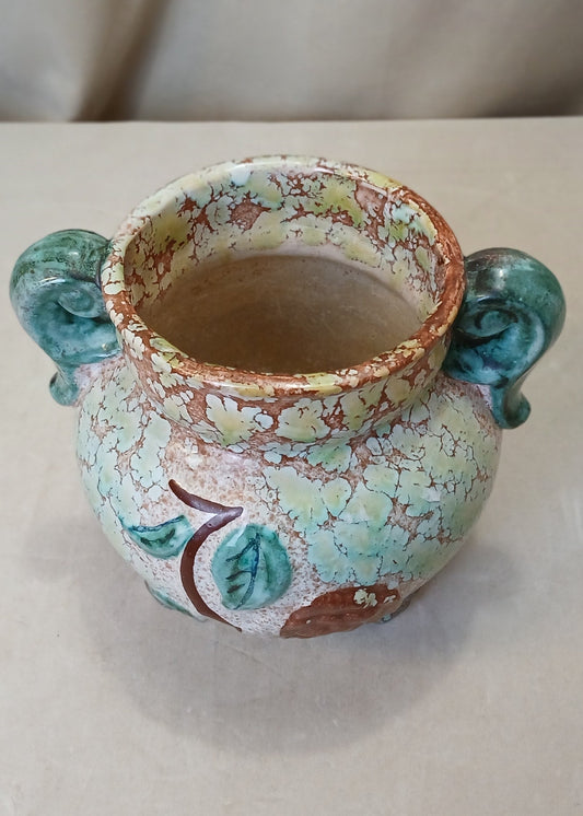 Grønn keramikk Vase