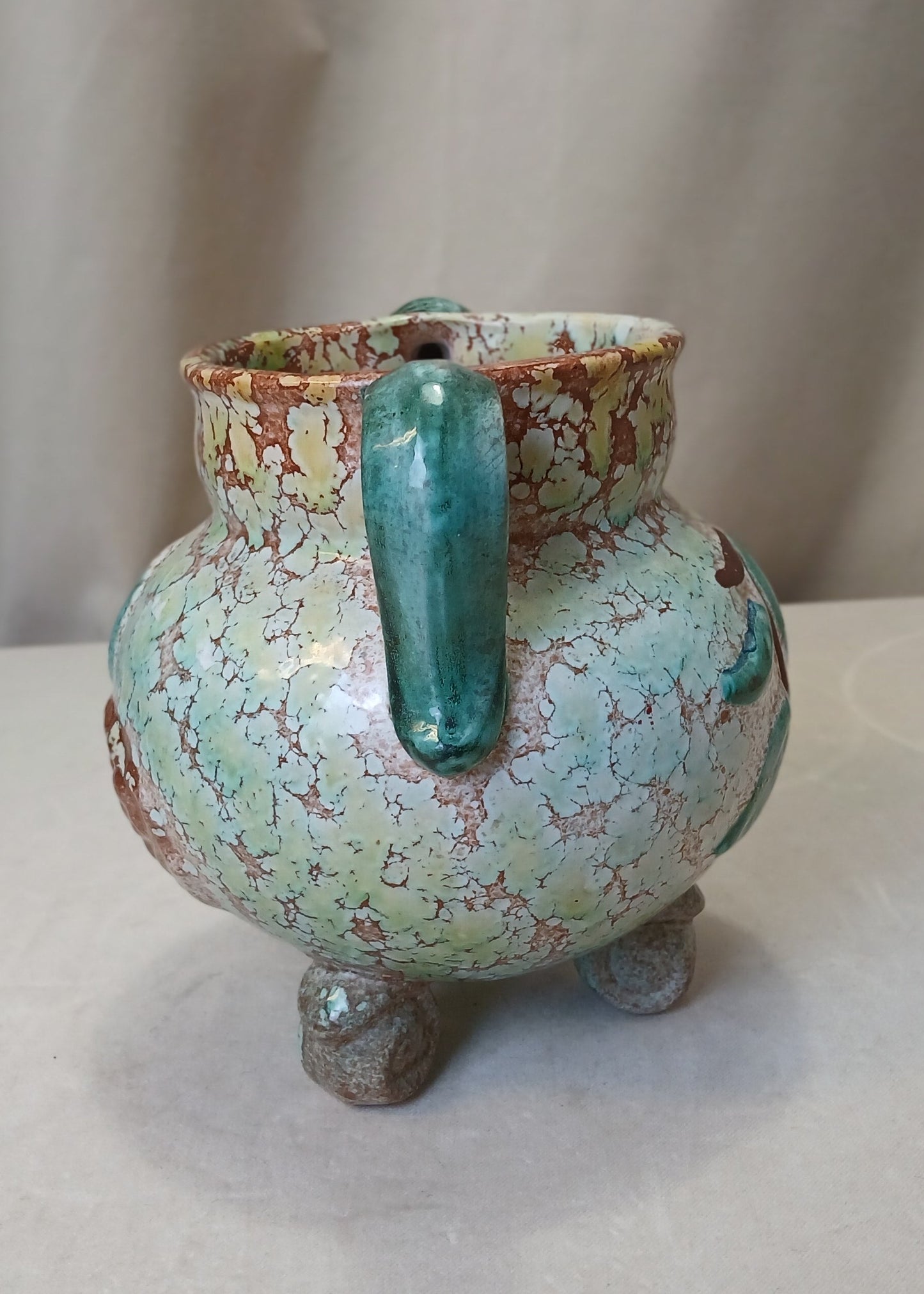 Grønn keramikk Vase