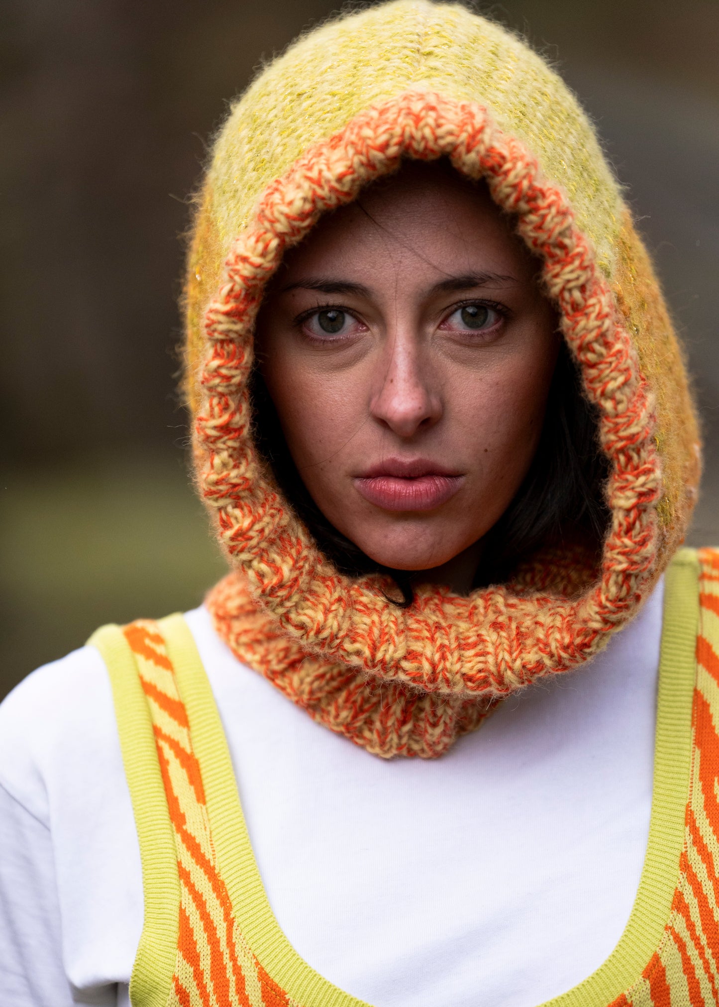 Orange balaklava