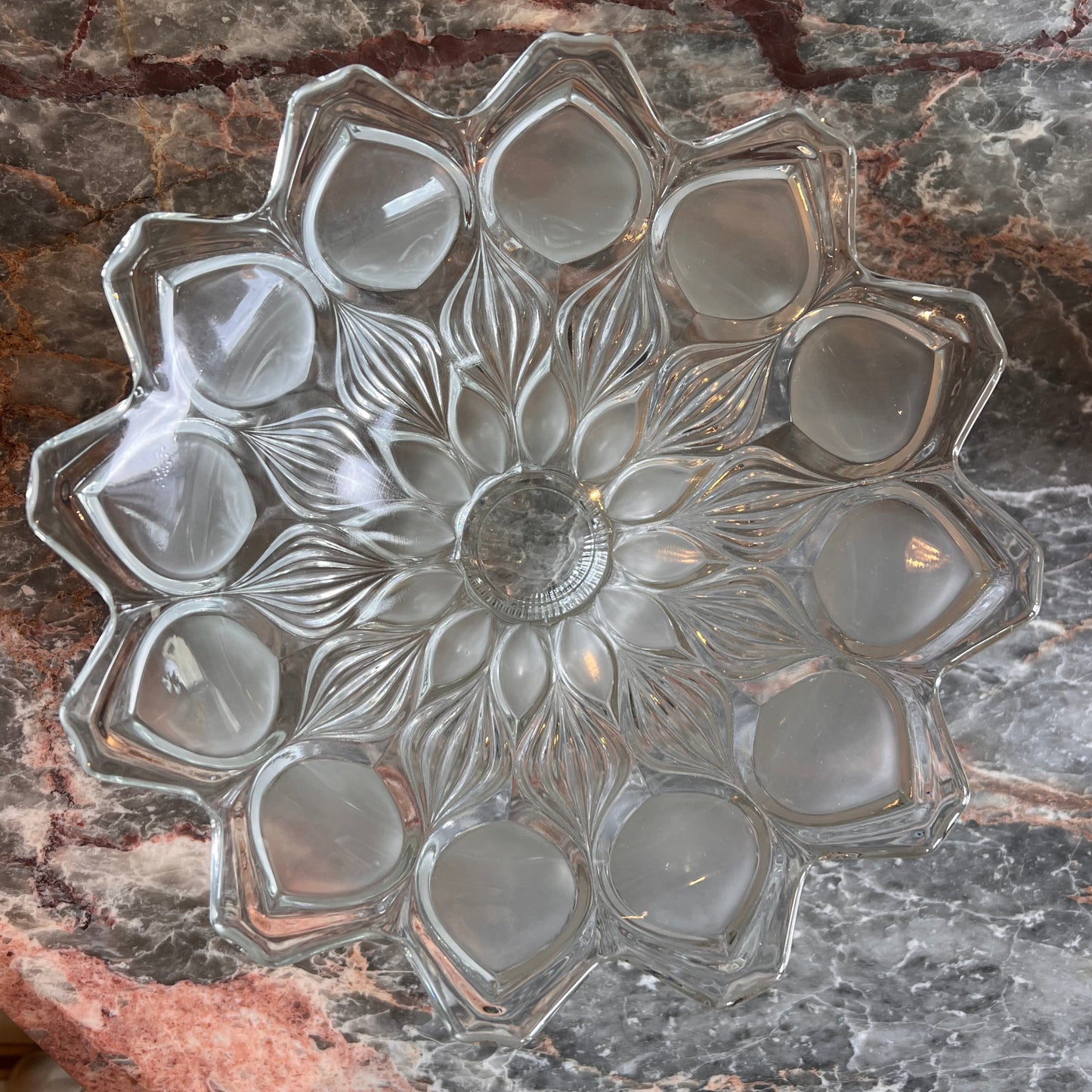 Vintage glass skål