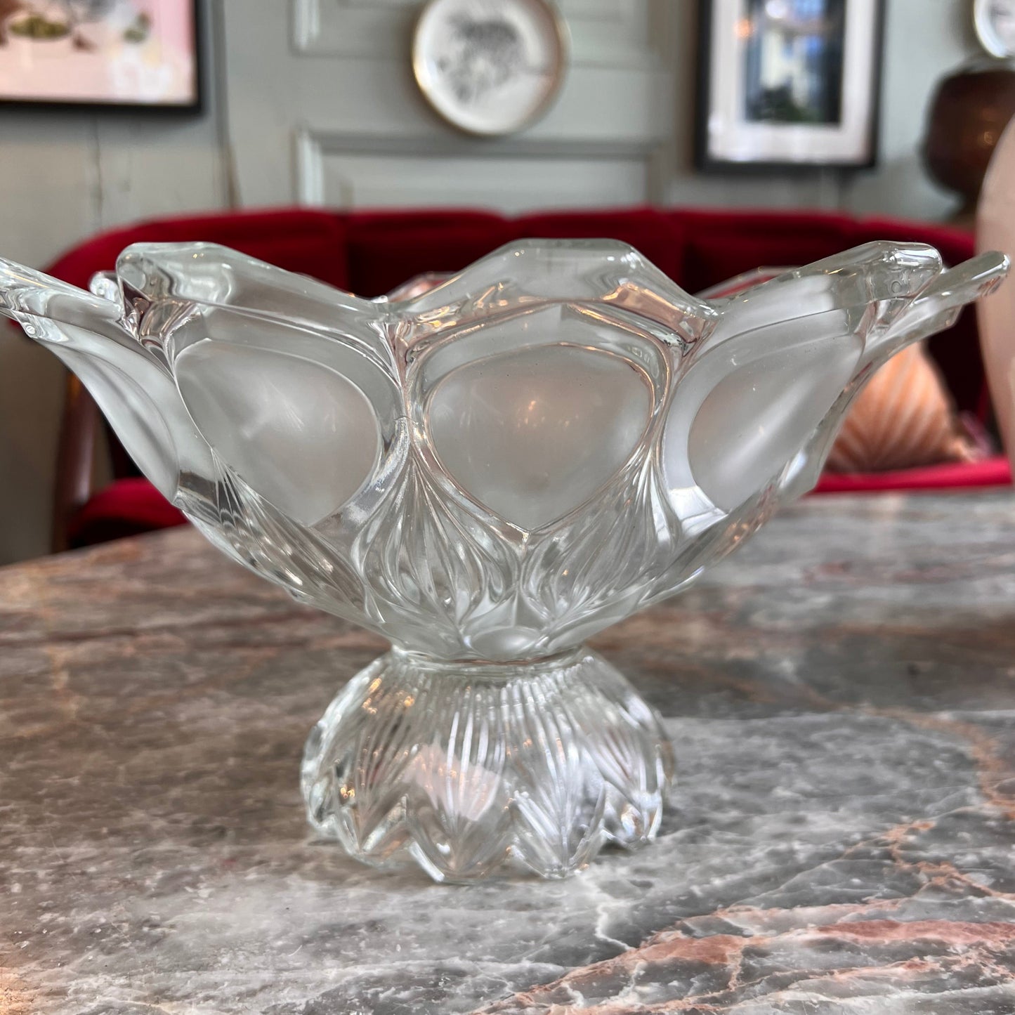 Vintage glass skål
