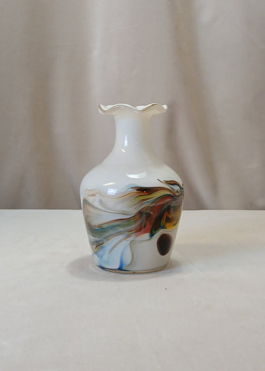 Liten  glass kunst Vase