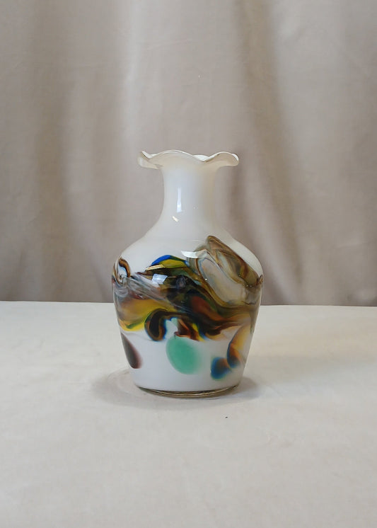 Liten  glass kunst Vase
