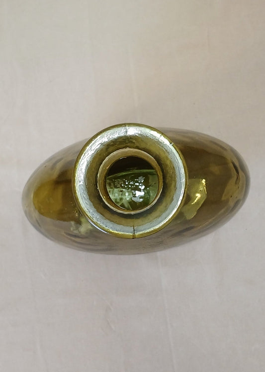 Grønn glass vase
