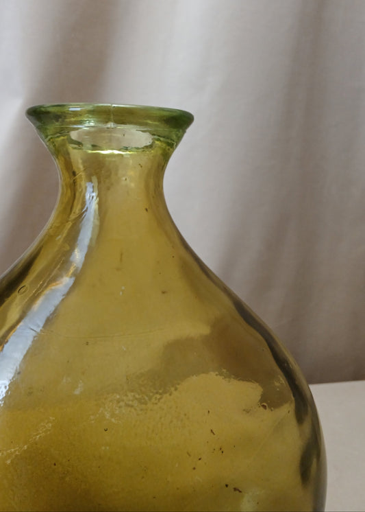 Grønn glass vase