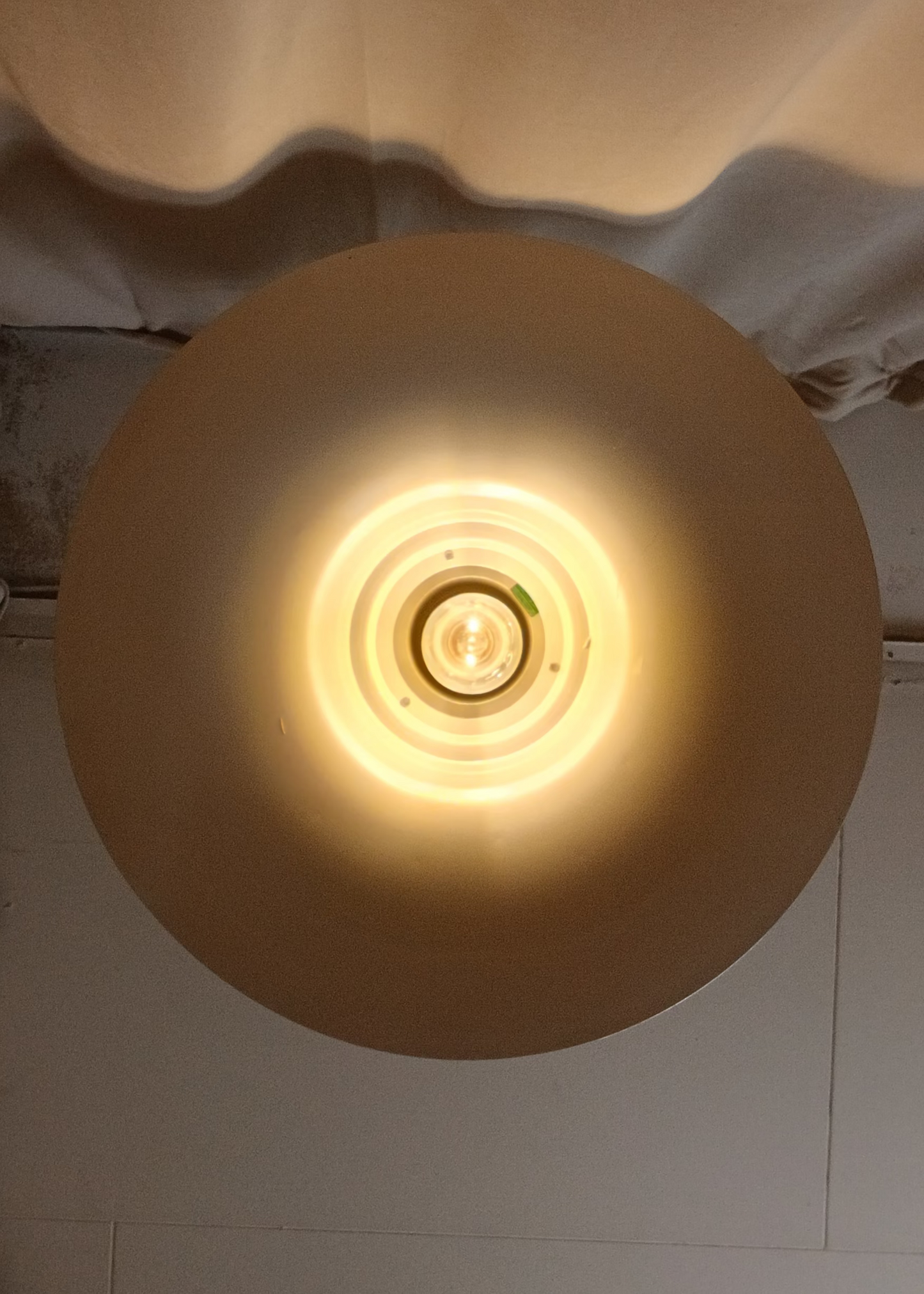 Messing lampe 1960
