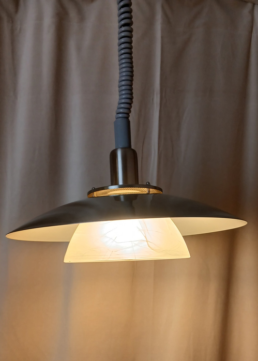 Messing lampe fra 80-tallet