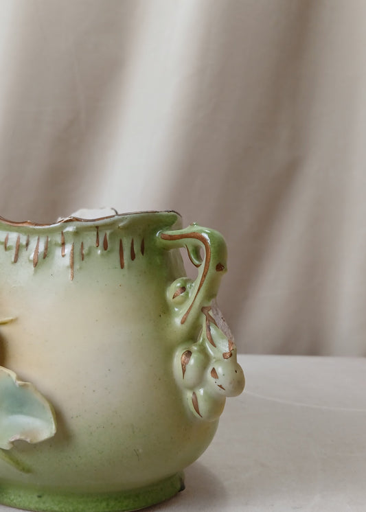 Gul-grønn vase