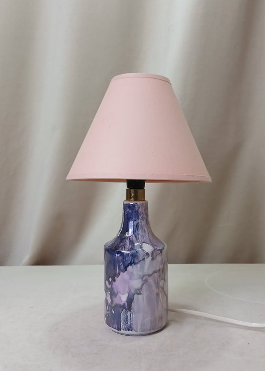 Liten lilla og rosa Lampe