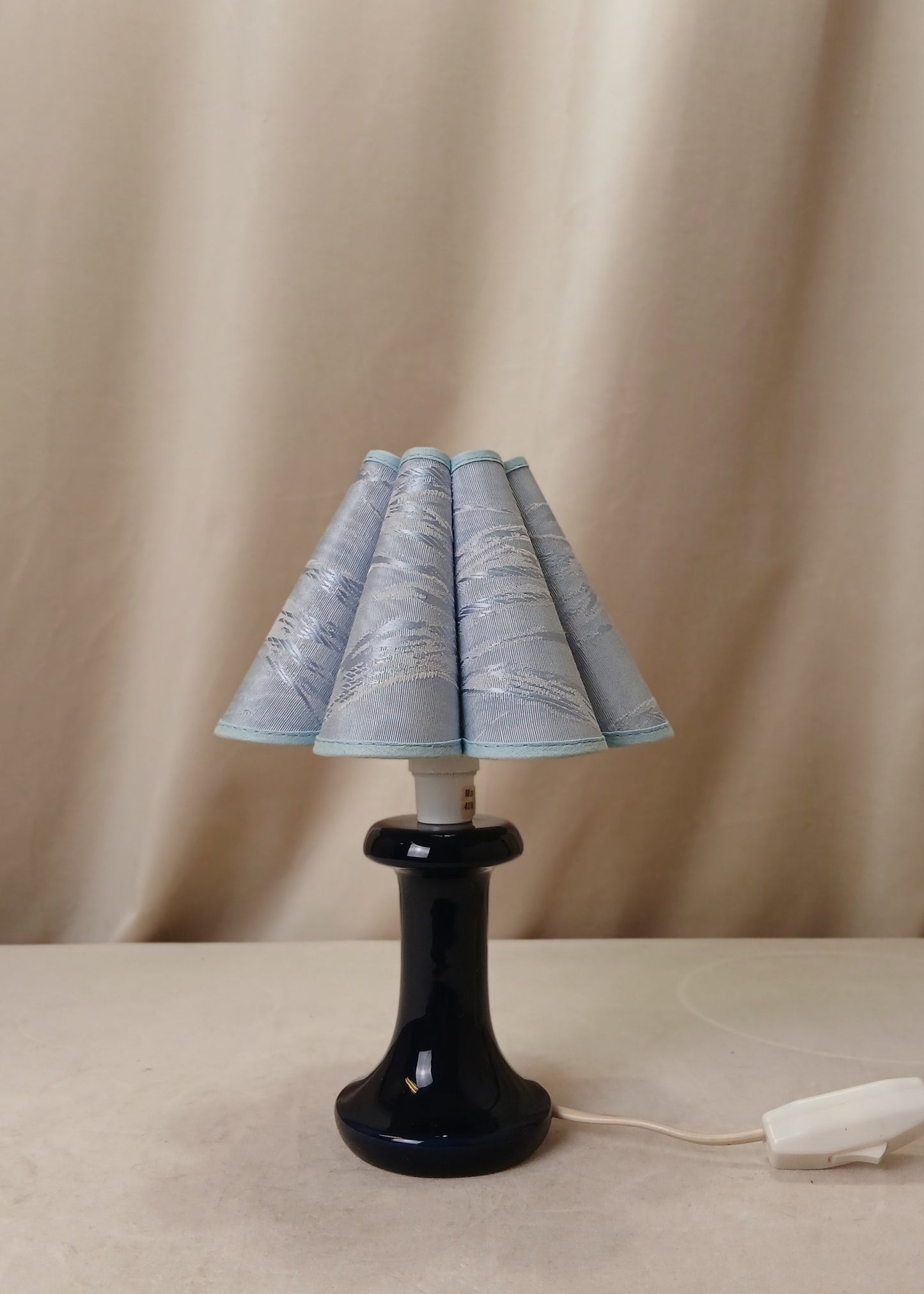 Liten blå lampe