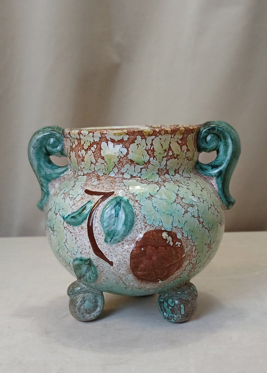 Grønn keramikk Vase