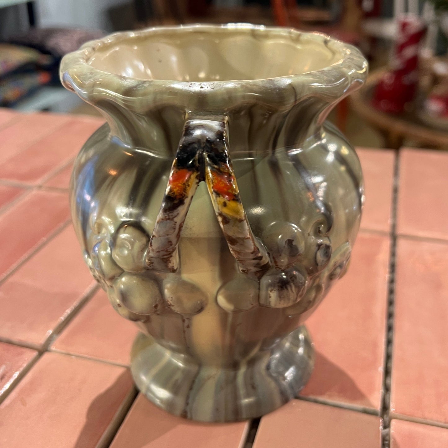 Grå Keramikk vase