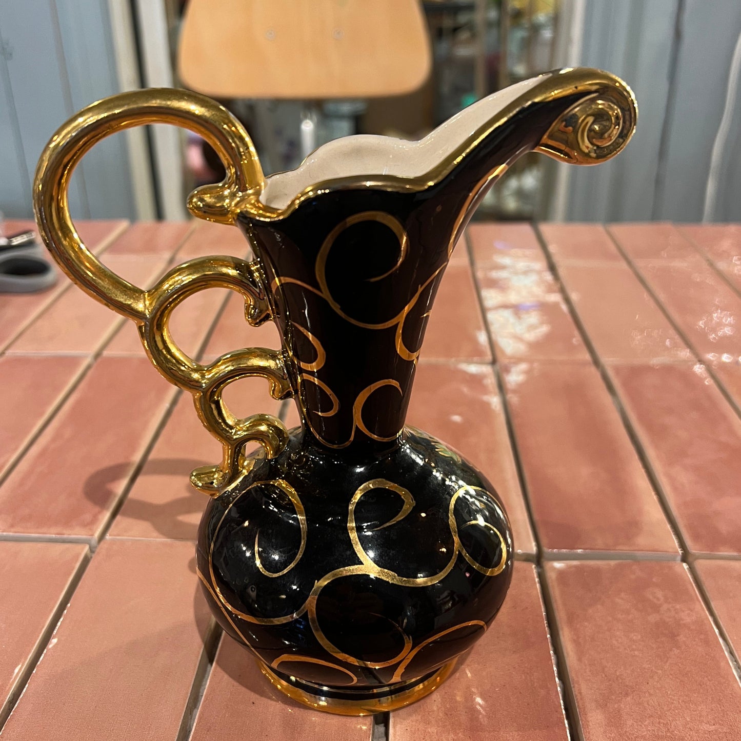 Svart mugge/vase