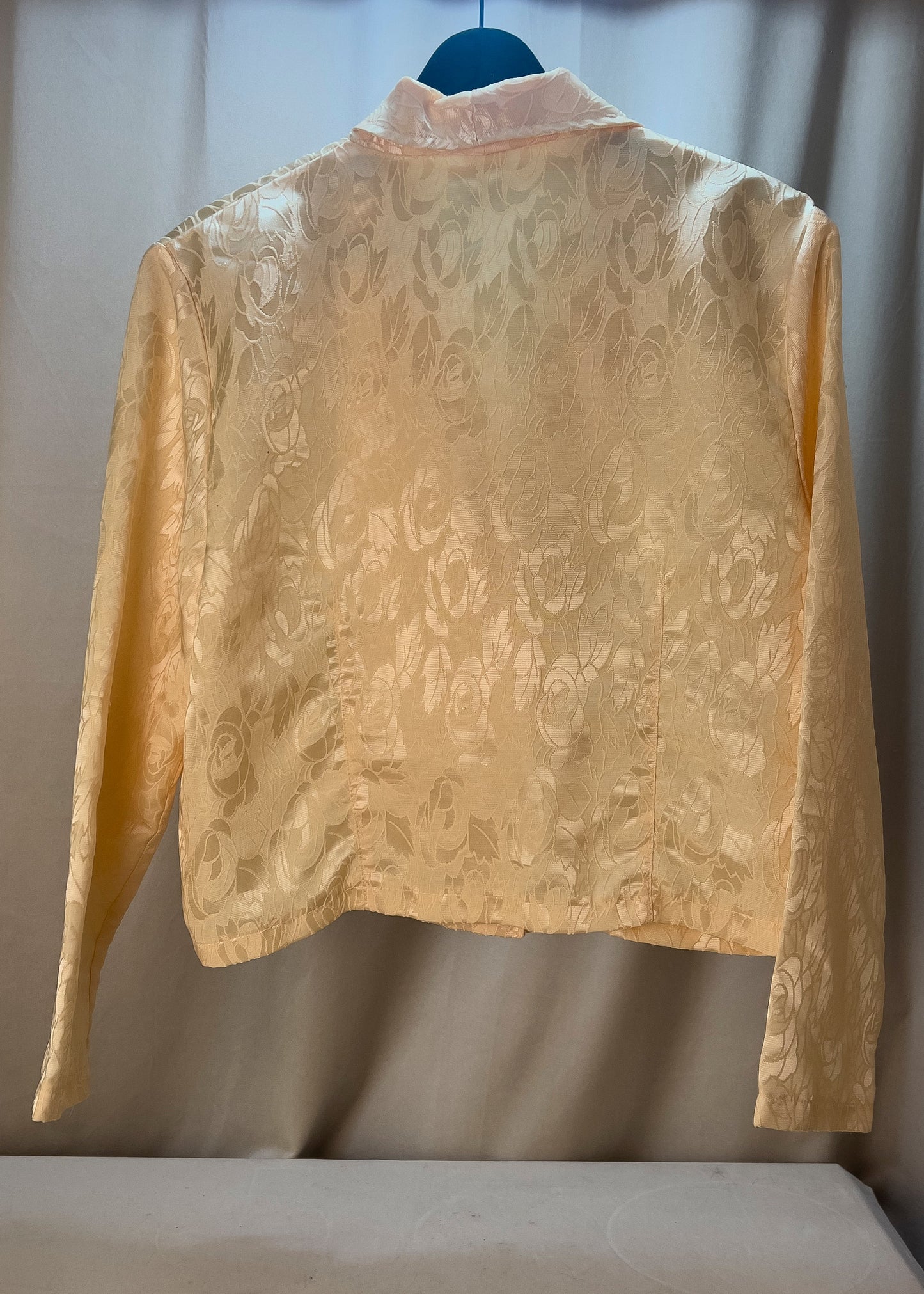 Gul dressjakke 80-tallet