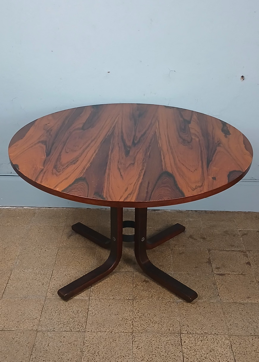 Rundt Palisander kaffibord fra Gandal, fra Sandnes 1970 coffee table